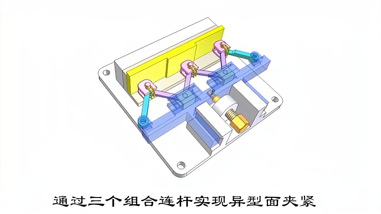 [图]如何夹紧凹凸不平的零件，看看这个夹具设计的怎么样