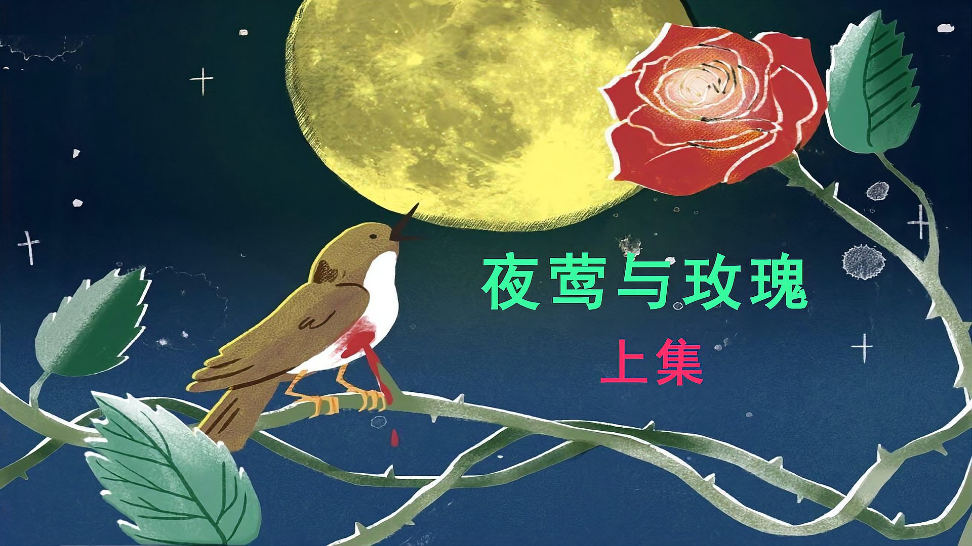 [图]王尔德童话-夜莺与玫瑰(上集):夜莺