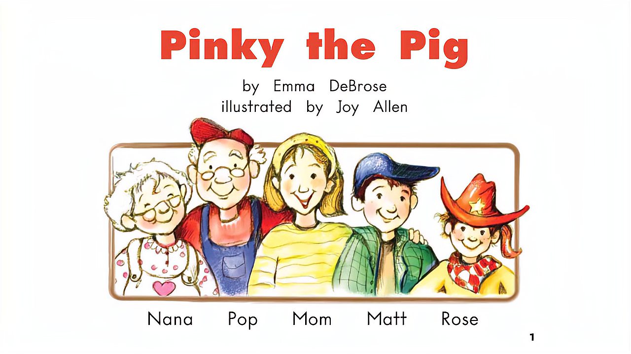 [图]「慧读国际少儿英语」精品动画课程Pink the pig(上)