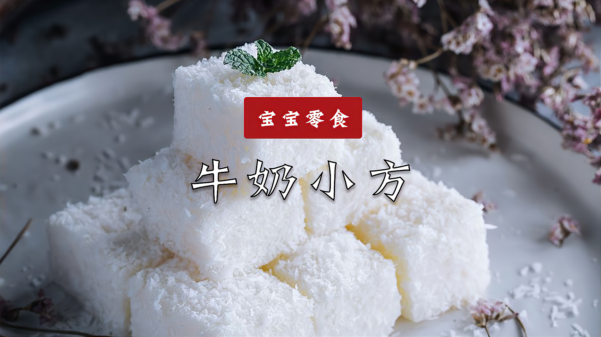 [图]寻食记美食第14集|椰蓉牛奶小方,一口就爱上的清新甜品