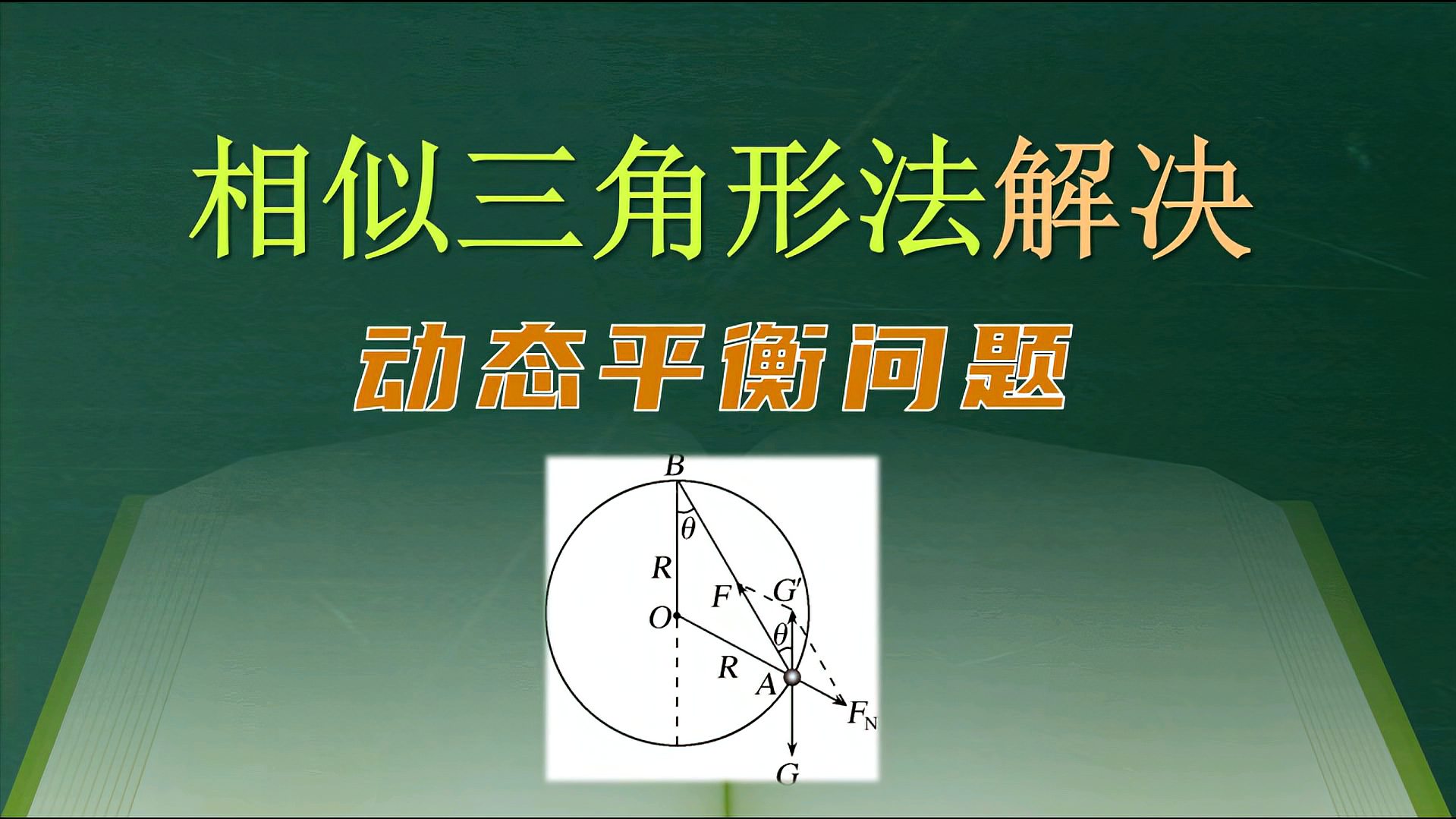 [图]「高中物理受力分析」两分钟学会 相似三角形法解决动态平衡问题