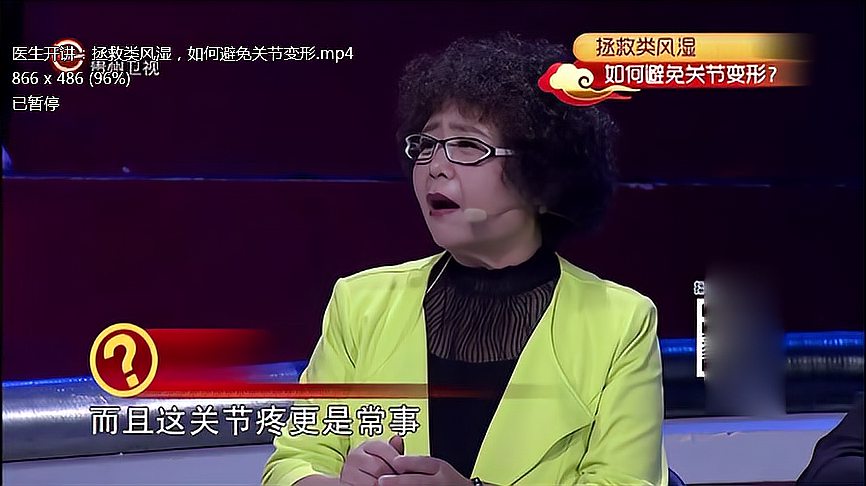 [图]医生开讲：拯救类风湿，如何避免关节变形