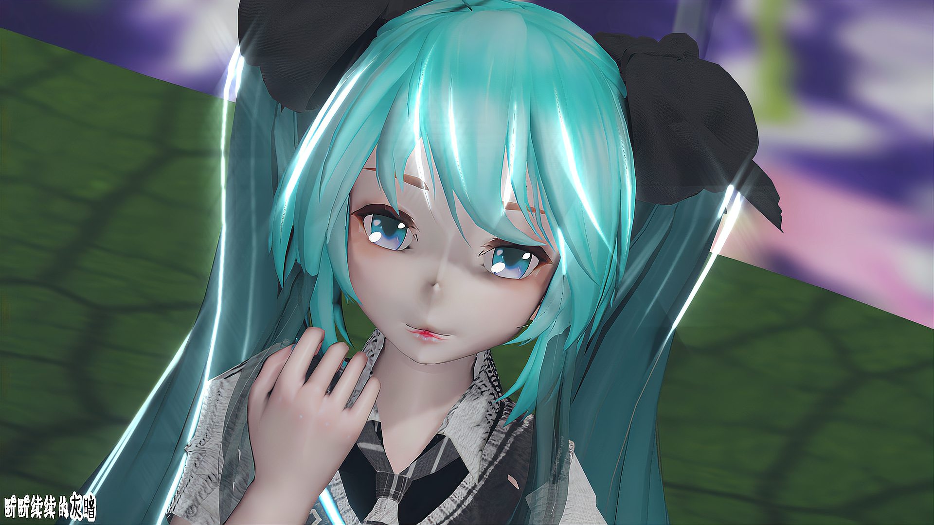 [图]MMD初音未来歌姬计划,夜に駆ける,向夜晚飞奔而去