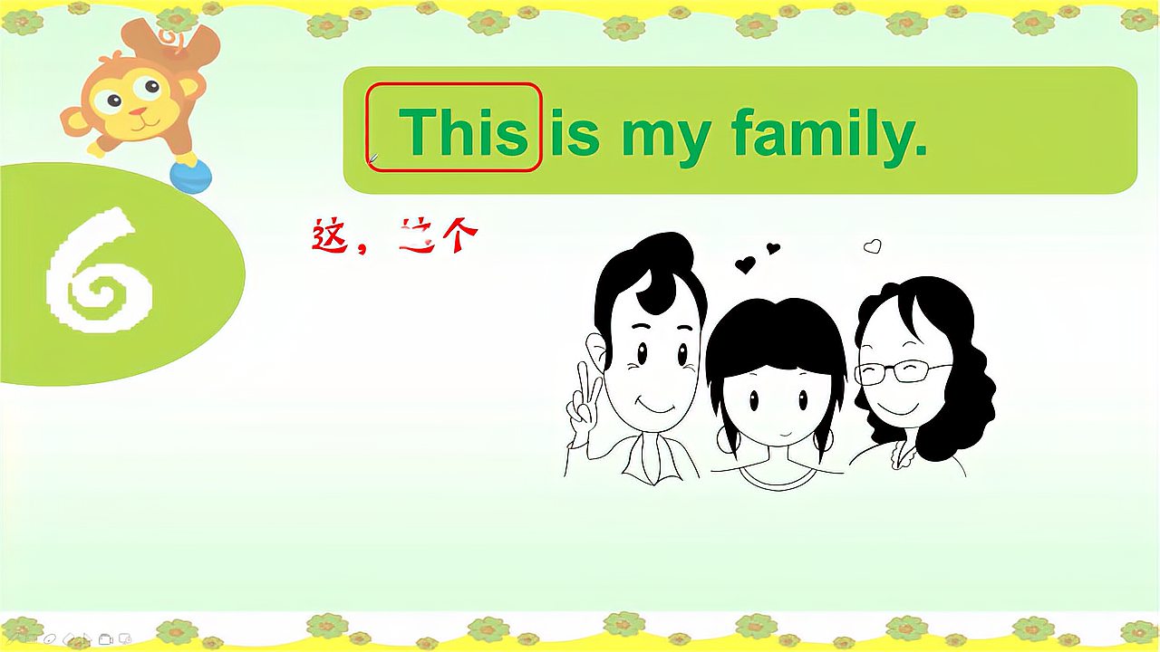 [图]青少版新概念入门级A Unit 6 lesson 1 This is……