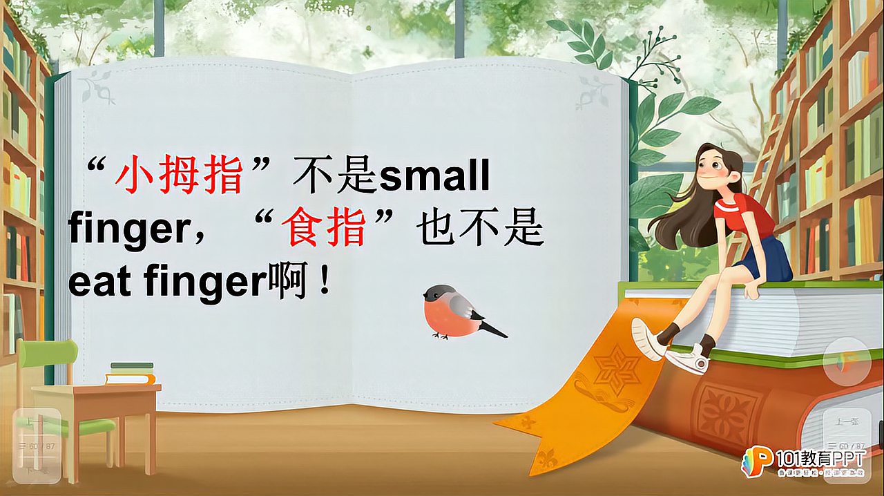 [图]小拇指是“small finger”、食指是“eat finger”吗?