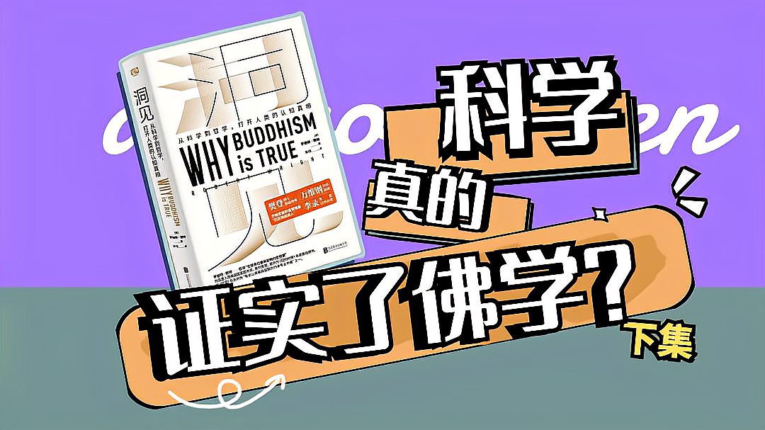 [图]究竟科学证实了哪些佛学思想?正念冥想入门,《洞见》精读