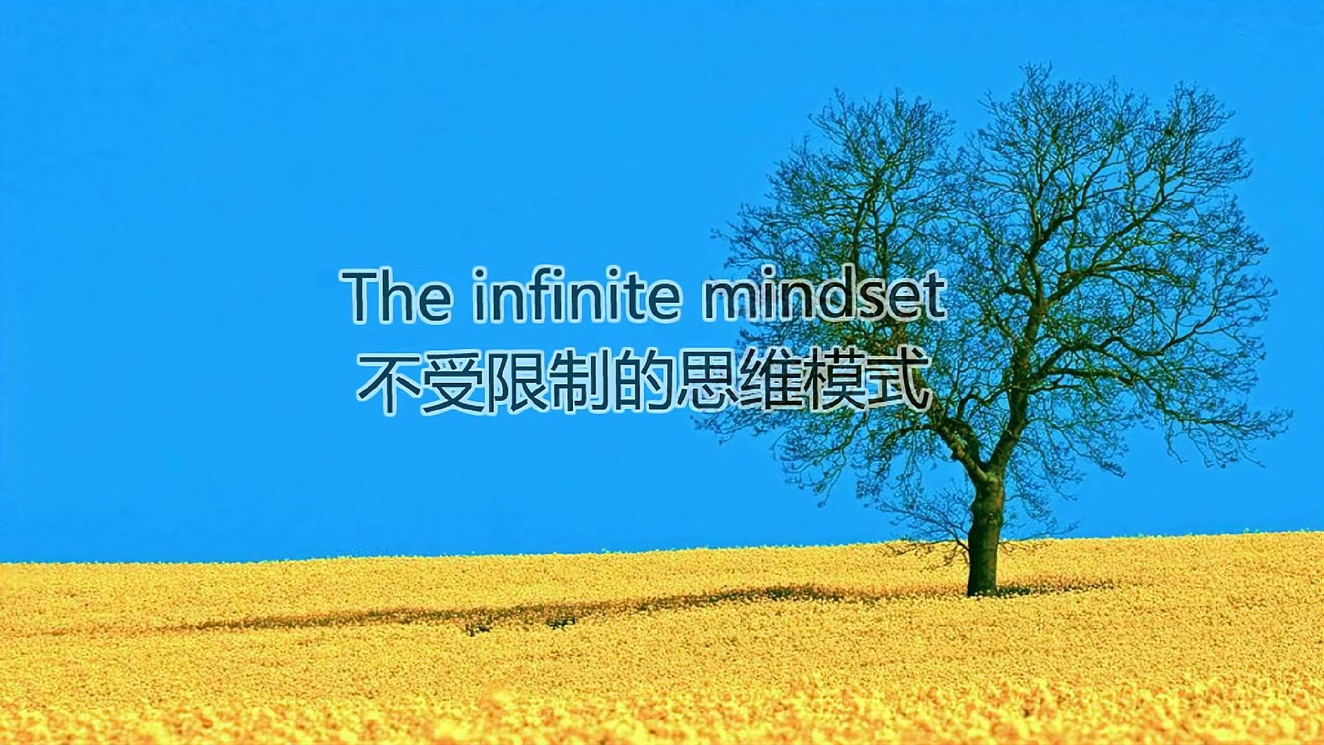 [图]每日听力:The infinite mindset(不受限制的思维模式)