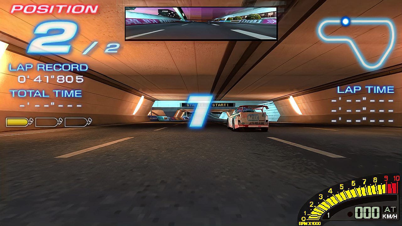 [图]《山脊赛车2》PSP版,职业世界巡回比赛第25站