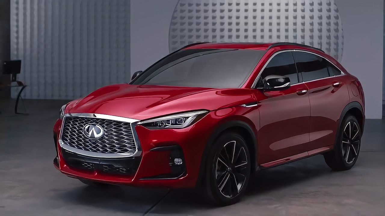 [图]对标宝马X4!全新英菲尼迪QX55实车,2.0T动力配四驱