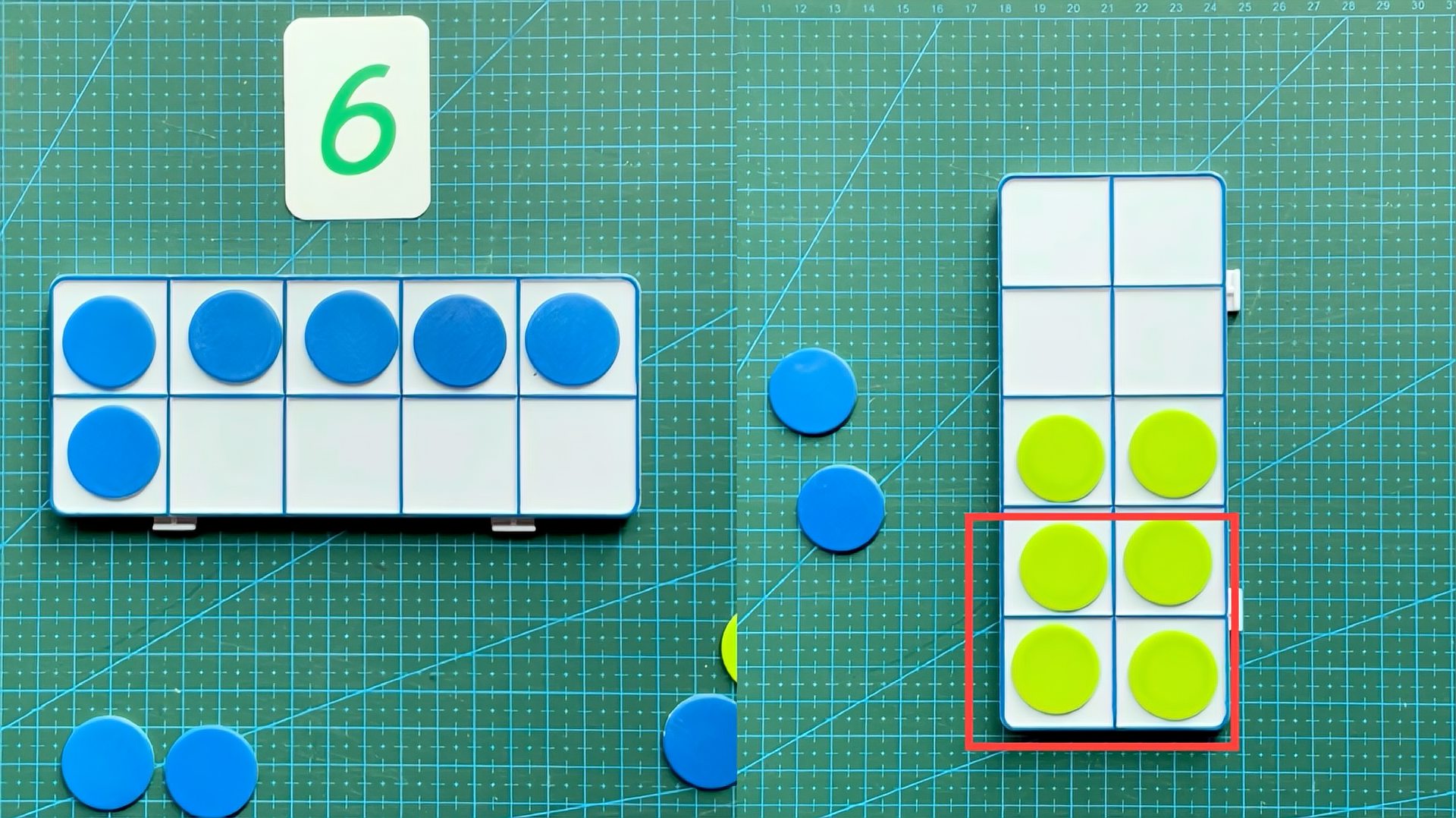 [图]数学|数感培养—利用十格阵练习瞬间识数