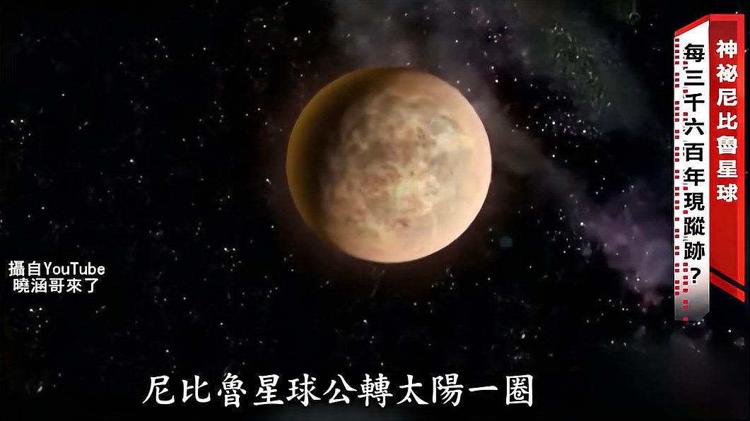 [图]天空不明亮点,太阳系发现第12大行星尼比鲁,公转太阳一周3600年