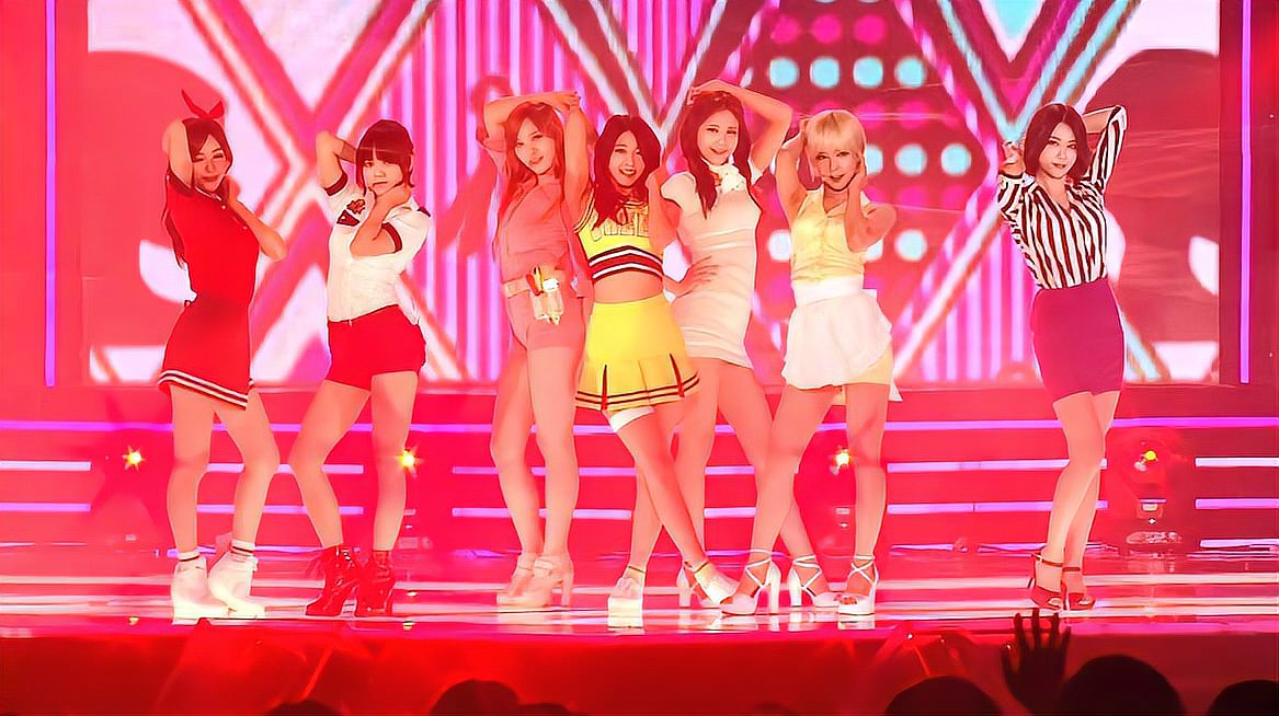 [图]现在该如何是好?140708 AOA《Short Hair》现场版 中韩双字