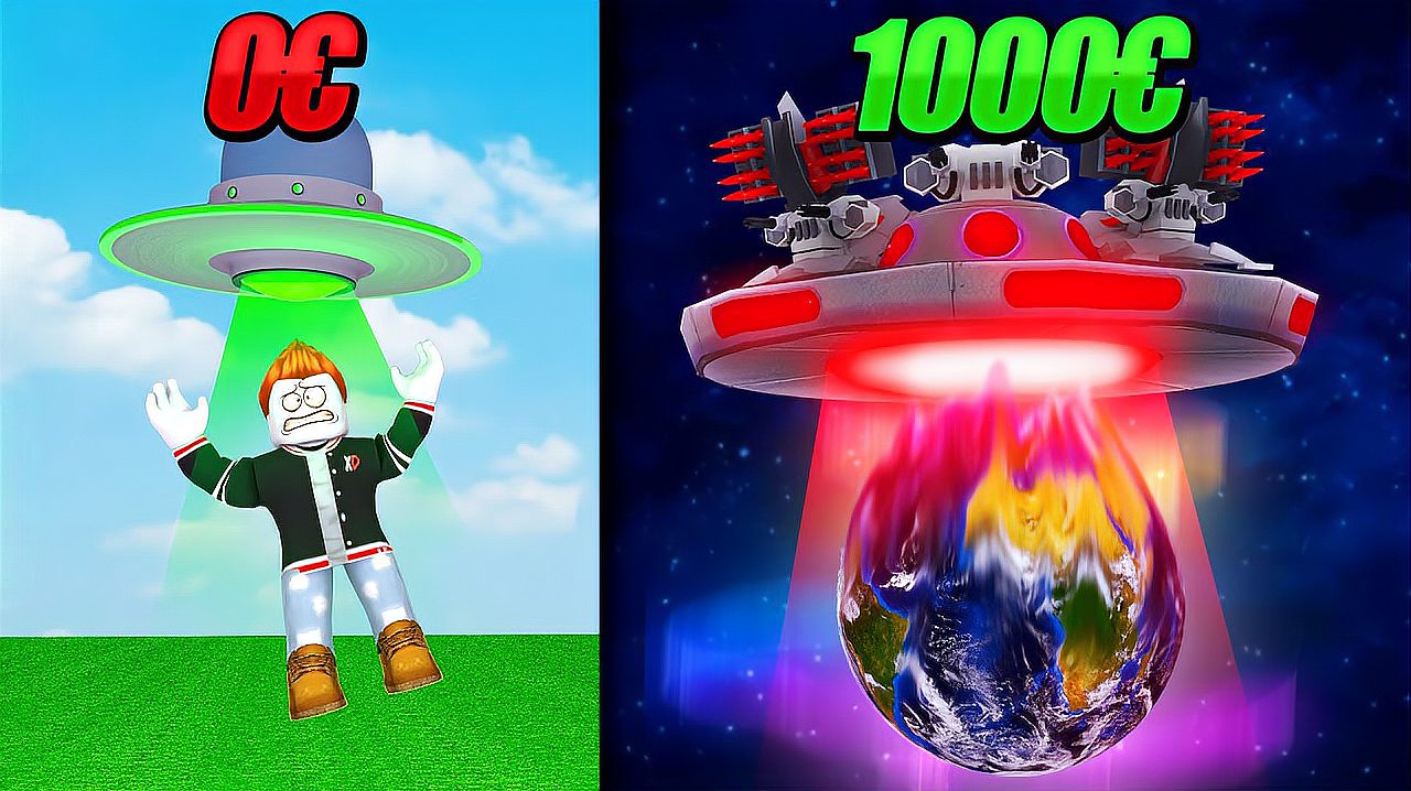 [图]Roblox宇宙收集模拟器：星际穿越大冒险！飞船降落地球？小格解说