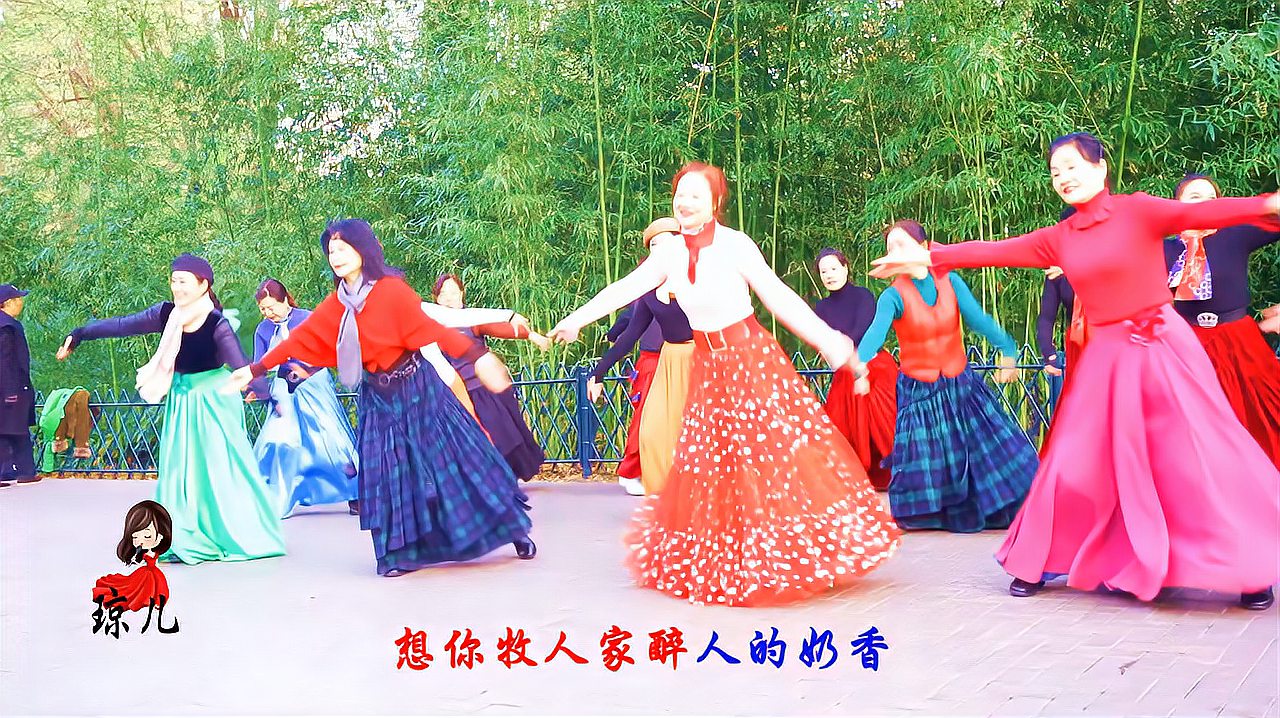 紫竹院广场舞《想西藏》大气磅礴的民族风格舞蹈,你学会了吗?