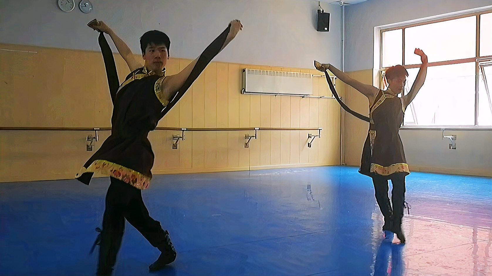 中等专业艺术学校民间舞课堂组合!男班藏族牧区组合