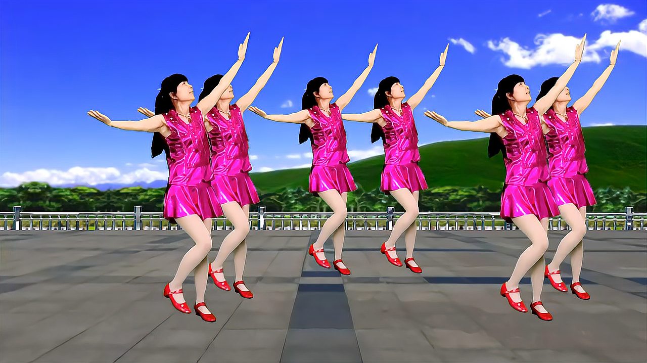 广场舞《中国范儿》歌曲振奋人心，舞蹈动感欢快