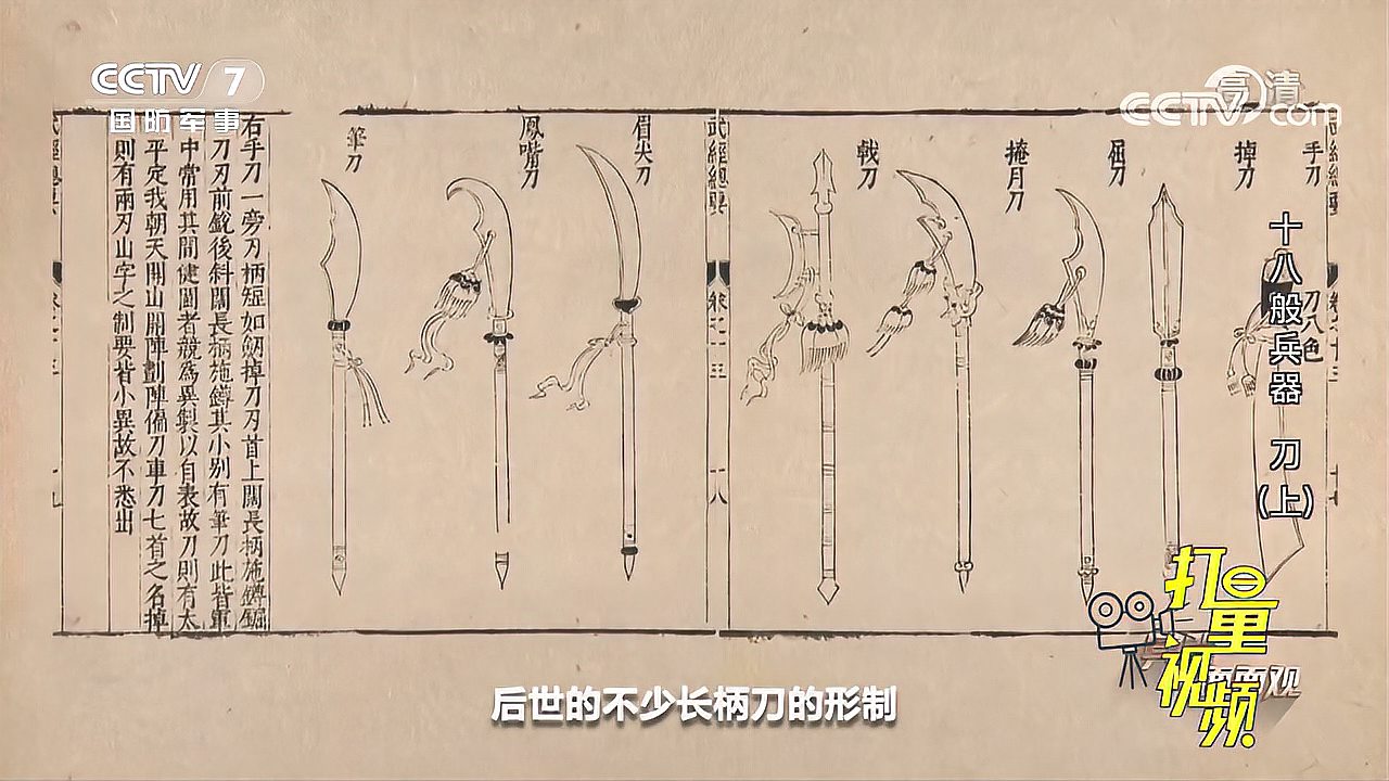 [图]宋代长柄刀衍化出很多样式,刀头形制各有不同|兵器面面观