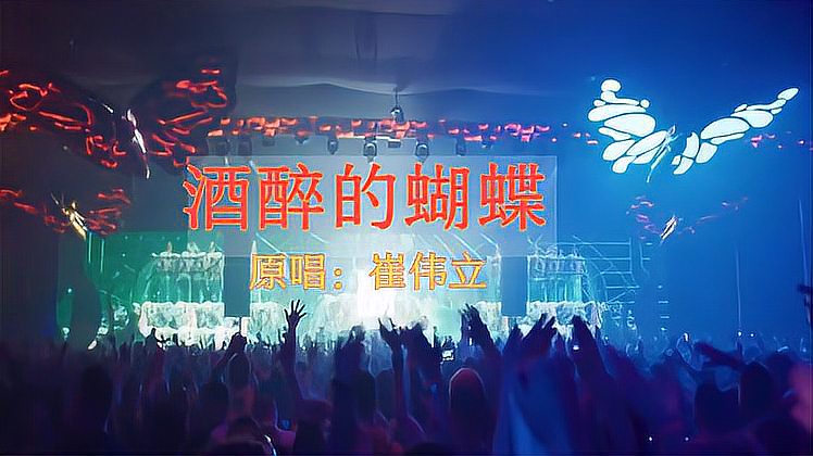 [图]崔伟立-酒醉的蝴蝶 (DJ何鹏版) MV舞曲版