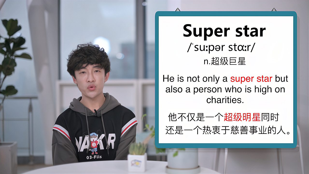 [图]英文单词详解:Super star