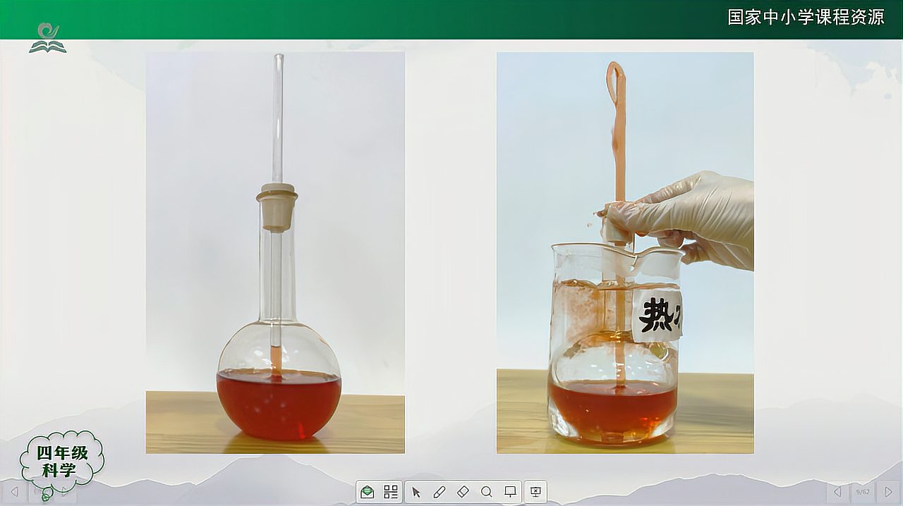 [图]四年级科学上册人教鄂教版 空气的热胀冷缩(第一课时)