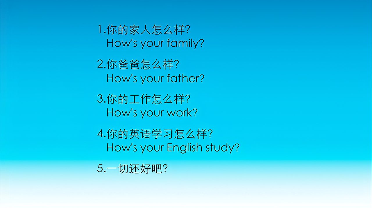 [图]36.How's……?……怎么样?