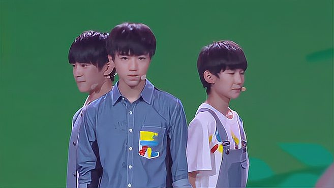 [图]听三遍也不够！TFBOYS《宠爱》三人同框最养眼，全场欢呼！