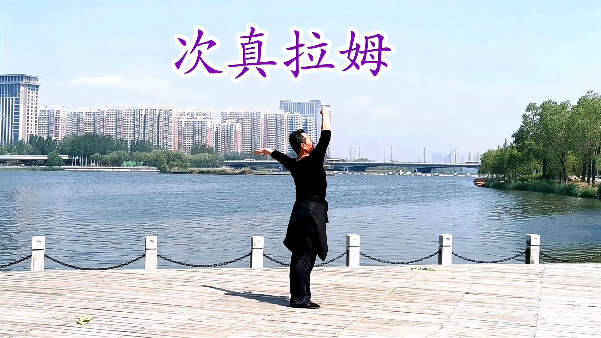经典藏歌广场舞《次真拉姆》完整版背面演示刘福洋编舞王海锦习舞