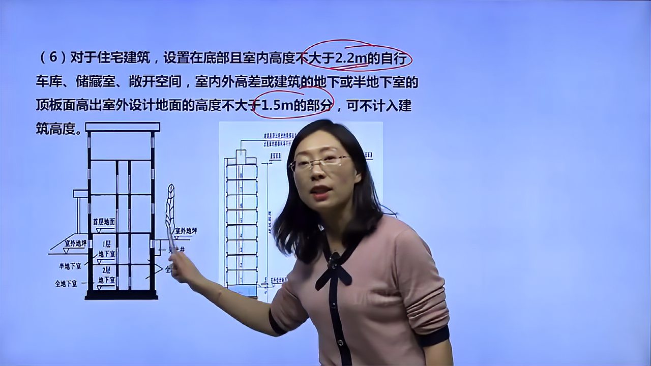 [图]一建--建筑实务--建筑物的分类06不计入建筑高度的特点、建筑层数