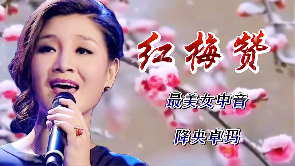 [图]最美女中音:降央卓玛《红梅赞》唱得红梅字字香,柳枝桃叶尽深藏