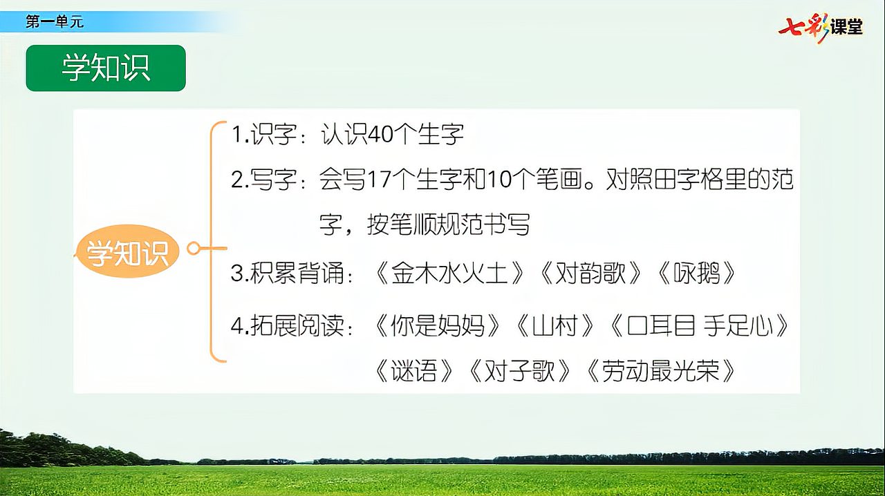 [图]1.语文1年级上册部编版识字1天地人