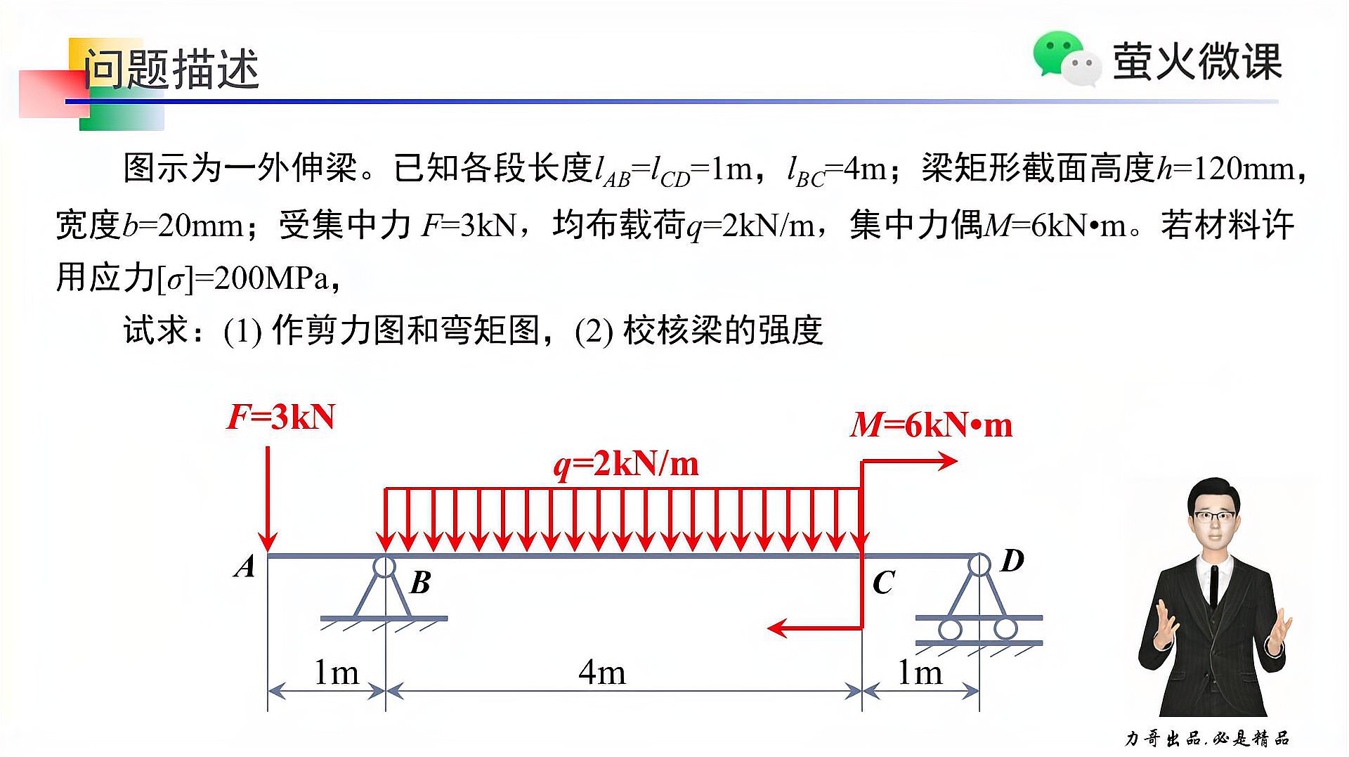 [图]材料力学—梁弯曲典型例题