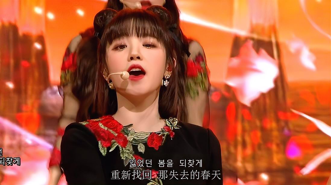 [图]祝贺女娃喜获五连冠!210124 (G)I-DLE《HWAA》现场版 中韩双字