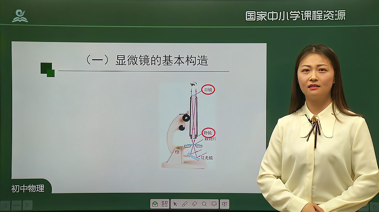 [图]八年级物理上册人教版 显微镜和望远镜