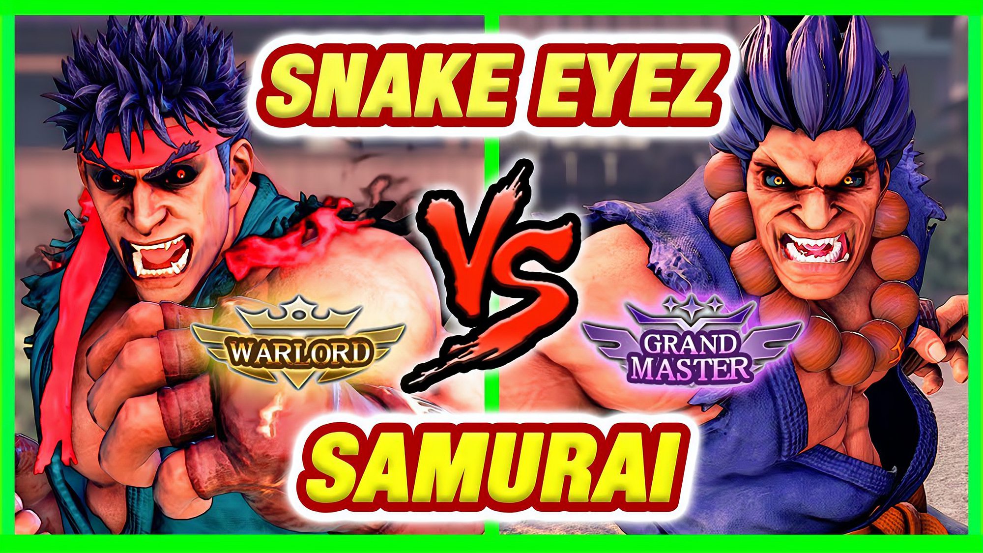 [图]街霸 5:SNAKEEYEZ(影隆)VS. SAMURAI(豪鬼)