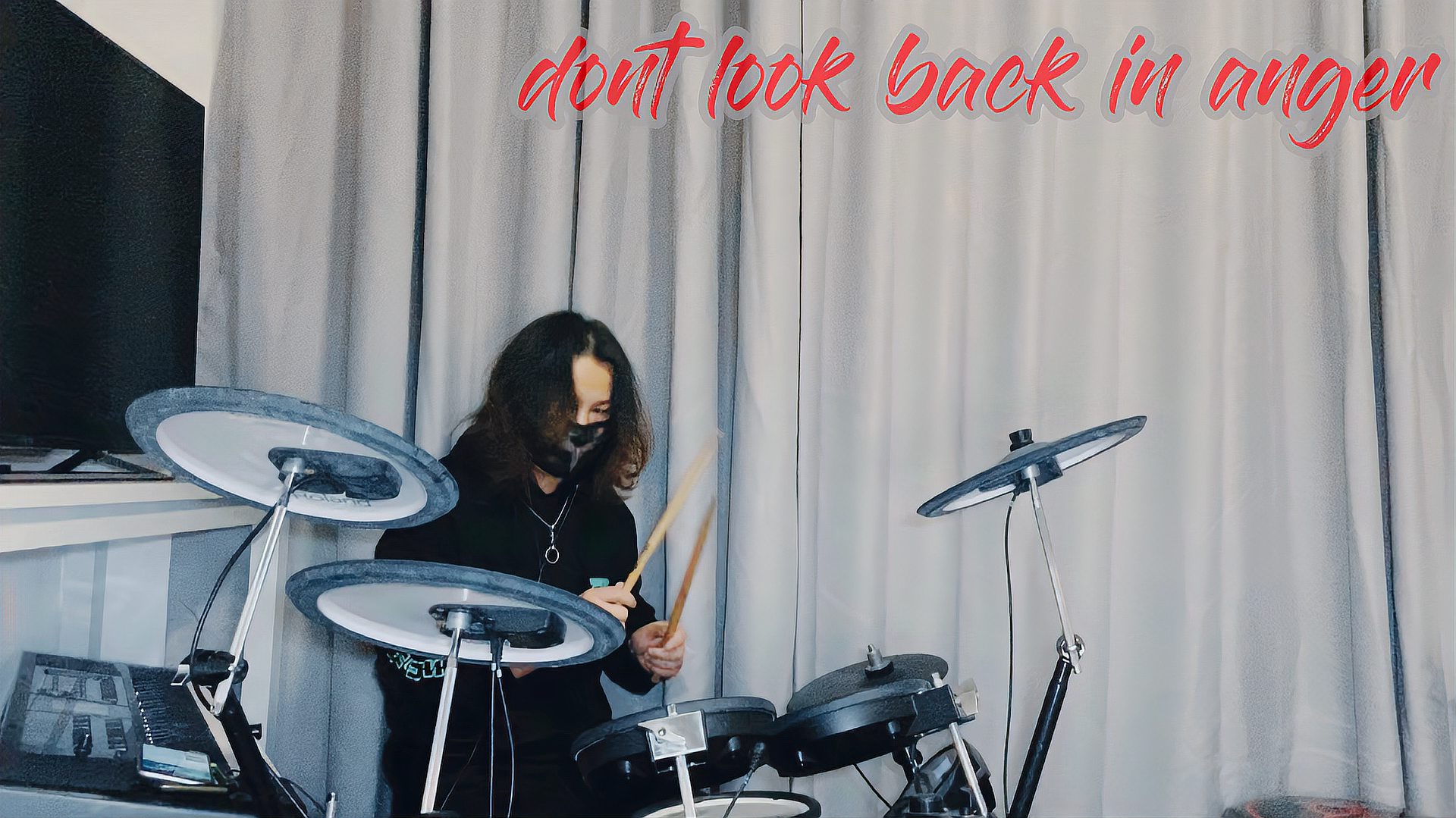 [图]粉丝要听的绿洲乐队《Don'tLookBackInAnger》架子鼓