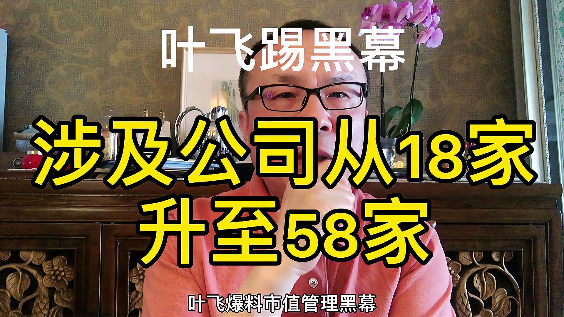 [图]叶飞踢黑幕涉及公司从18家升至58家