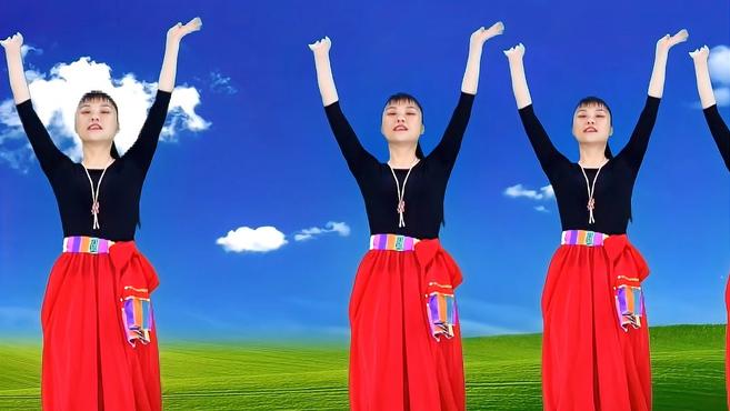 最新藏族舞《我的九寨》好歌伴美舞，消除您一天的疲惫