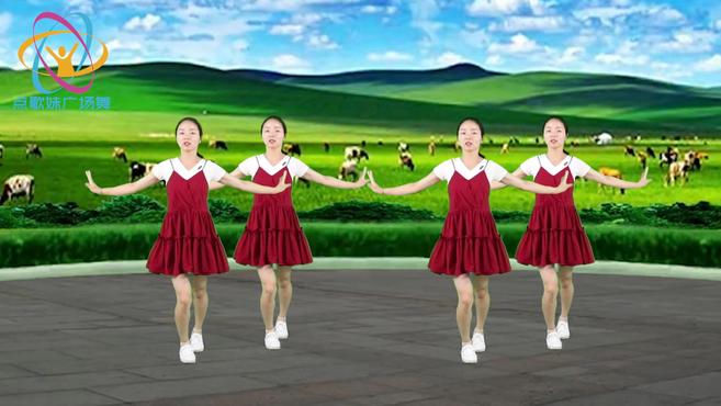 民族舞《美丽的草原我的家》画面太美，1遍2遍3遍看不够！