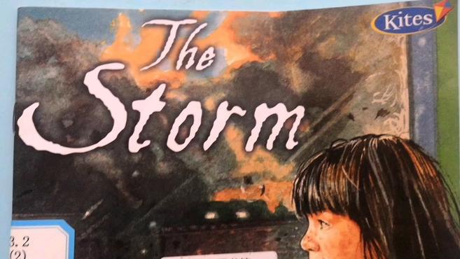 [图]英语绘本故事精讲《the storm》暴风雨 幼儿英语分级读物英语启蒙