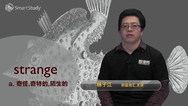 [图]strange-单词讲解(释义、例句)