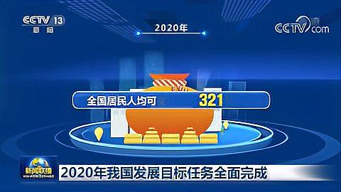 [图]2020年我国发展目标任务全面完成