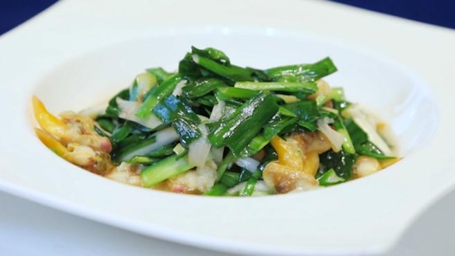 寻味上海|舌尖上的春味:春韭炒蚬子