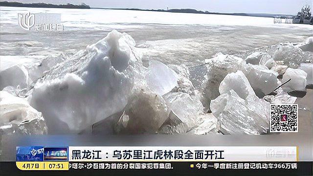 黑龙江:乌苏里江虎林段全面开江