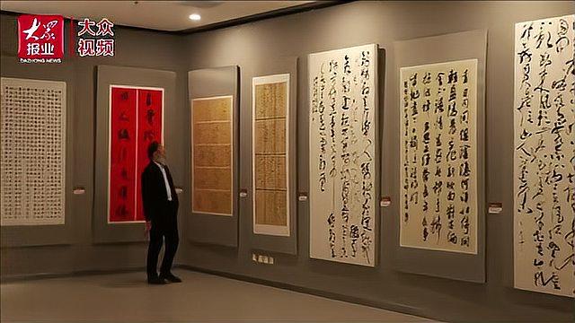 [图]菏泽“两会一节”|“花开盛世”书法作品颂牡丹