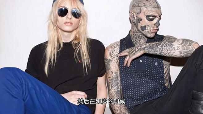 世界上纹身最多的男人!16年纹身139处,成“网红”艺术家