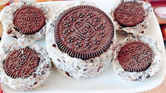 家庭版自制奥利奥三明治雪糕，香甜软糯无冰碴，比冰淇淋还好吃