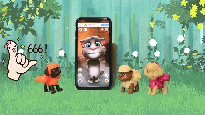 儿童剧:狗狗们遇见了手机里的汤姆猫,他们的对话太搞笑了