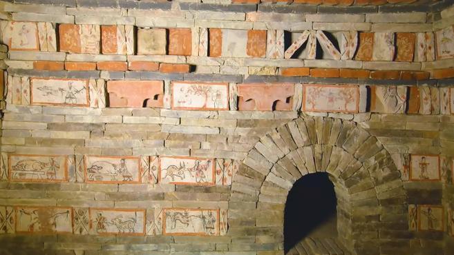 1700年前古人如何撸串？这套壁画展示了手抓羊肉制作全过程