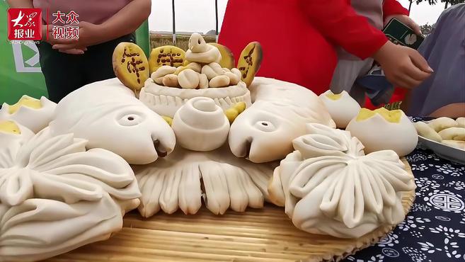 视频|麦田里的花样面食展