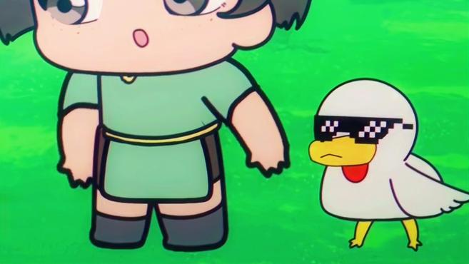 我的世界:墨镜可达鸭本想帮助小主人,没想竟把鸭子都给放跑了!